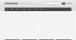 Desktop Screenshot of ministrytxt.com