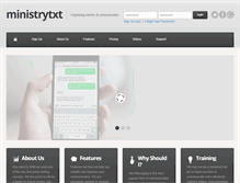Tablet Screenshot of ministrytxt.com